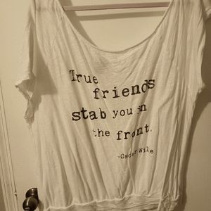 TORRID DISTRESSED TEE